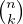 (n)
 k