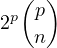  p(p)
2  n
