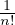 1-
n!